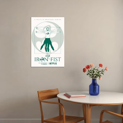 Iron Fist Movie Action Excitement Crime Poster Wall Art Print Home Wall Decor - xonomax