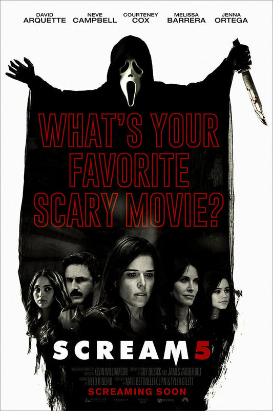Scream 5 Movie Action Thriller Mystery Horror Poster Wall Art Print Home Wall Decor