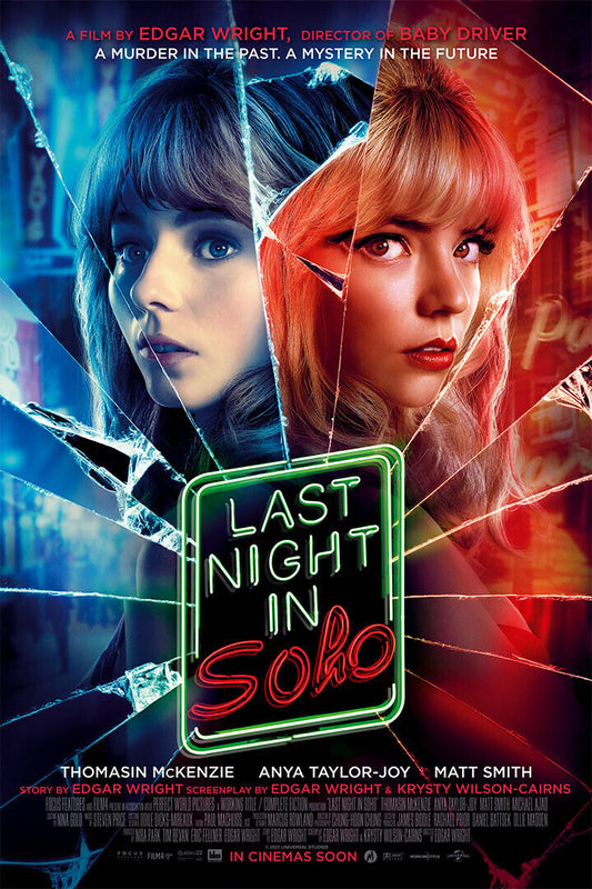 Last Night In Soho Movie Horror Mystery Drama Poster Wall Art Print Home Wall Decor - xonomax
