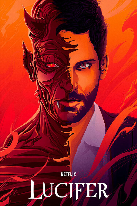 Lucifer Movie Action Crime Fantasy Drama Poster Wall Art Print Home Wall Decor - xonomax