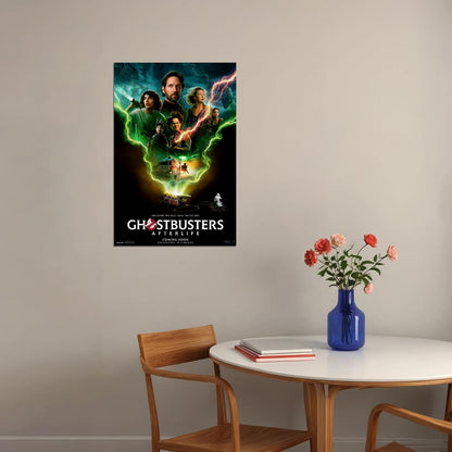 Ghostbusters Afterlife Movie Adventure Comedy Fantasy Poster Wall Art Print Home Wall Decor - xonomax
