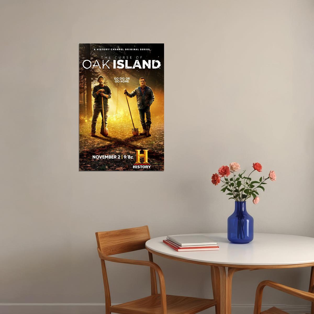 The Curse Of Oak Island Movie Excitement Poster Wall Art Print Home Wall Decor - xonomax