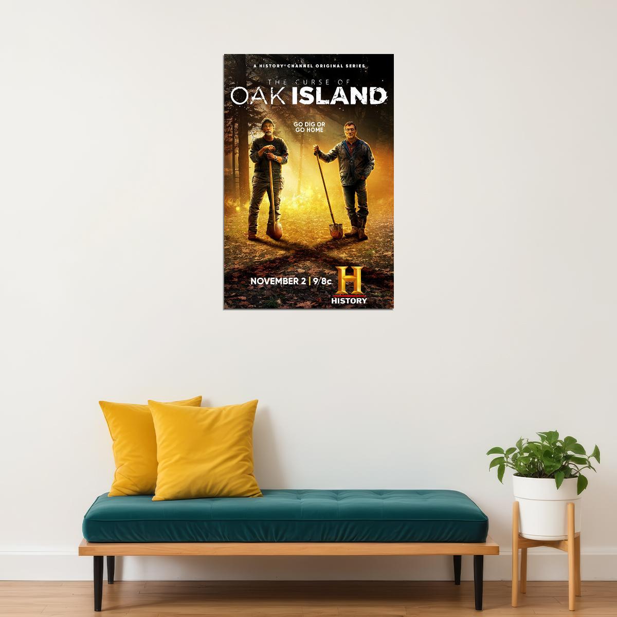 The Curse Of Oak Island Movie Excitement Poster Wall Art Print Home Wall Decor - xonomax
