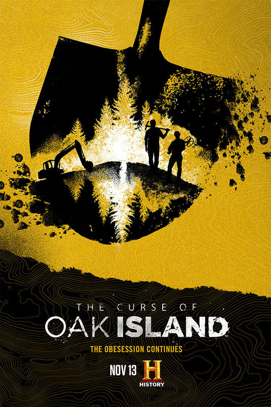 The Curse Of Oak Island Movie Reality Documentary Poster Wall Art Print Home Wall Decor - xonomax