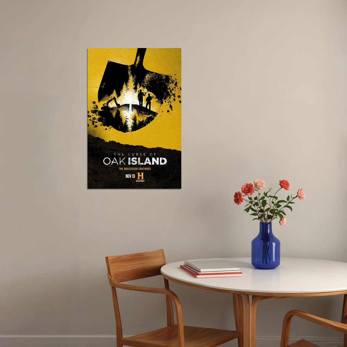 The Curse Of Oak Island Movie Reality Documentary Poster Wall Art Print Home Wall Decor - xonomax