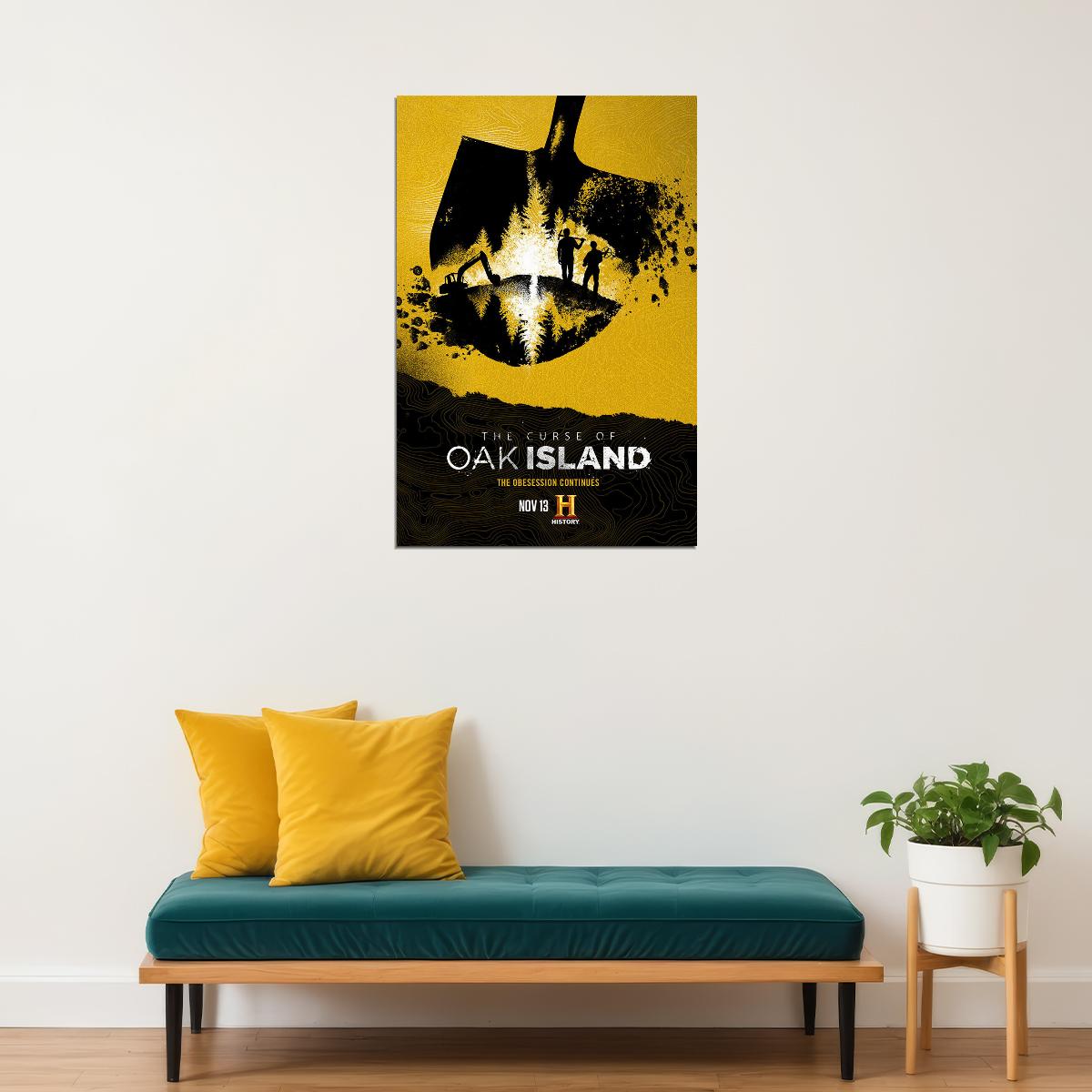 The Curse Of Oak Island Movie Reality Documentary Poster Wall Art Print Home Wall Decor - xonomax