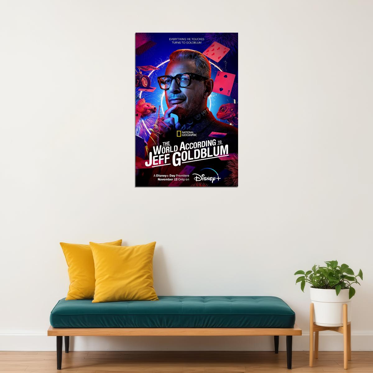 The World According To Jeff Goldblum Movie Documentary Poster Wall Art Print Home Wall Decor - xonomax