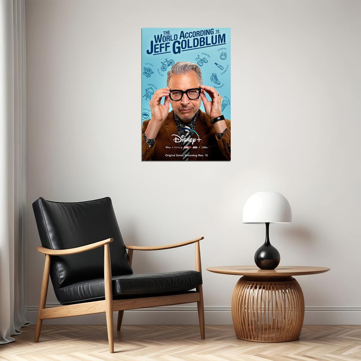 The World According To Jeff Goldblum Movie Comedy Poster Wall Art Print Home Wall Decor - xonomax