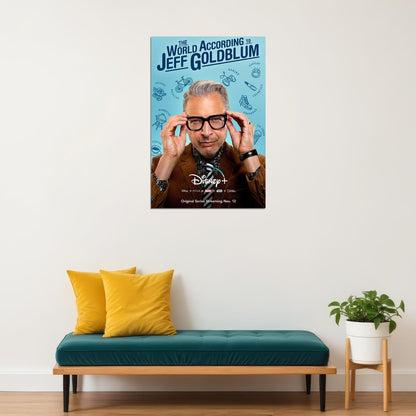 The World According To Jeff Goldblum Movie Comedy Poster Wall Art Print Home Wall Decor - xonomax