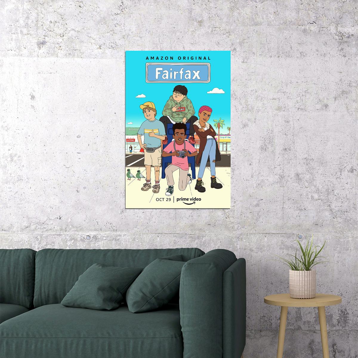 Fairfax Movie Animation Action Poster Wall Art Print Home Wall Decor - xonomax