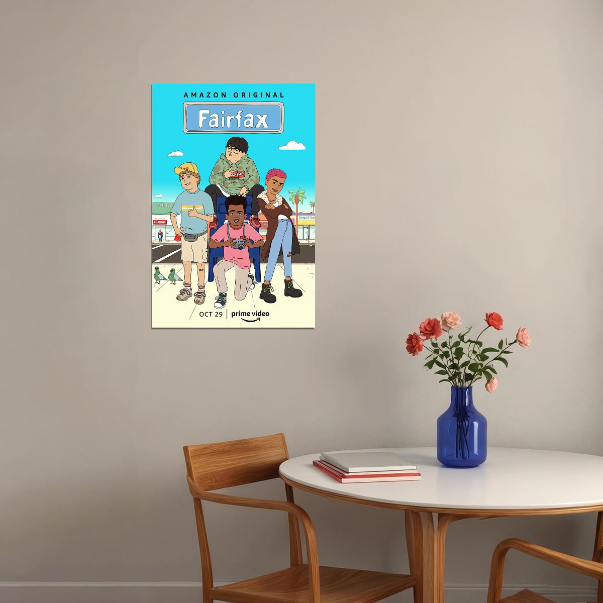 Fairfax Movie Animation Action Poster Wall Art Print Home Wall Decor - xonomax