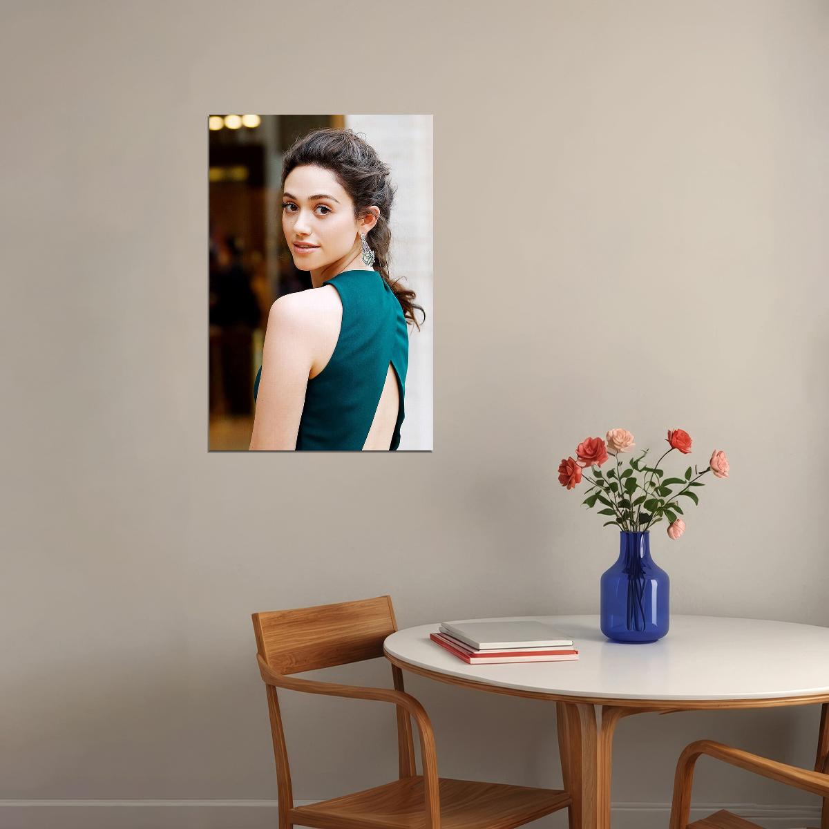 Emmy Rossum Singer And American Actor Poster Wall Art Print Home Wall Decor - xonomax