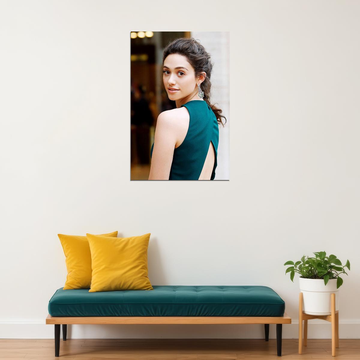 Emmy Rossum Singer And American Actor Poster Wall Art Print Home Wall Decor - xonomax