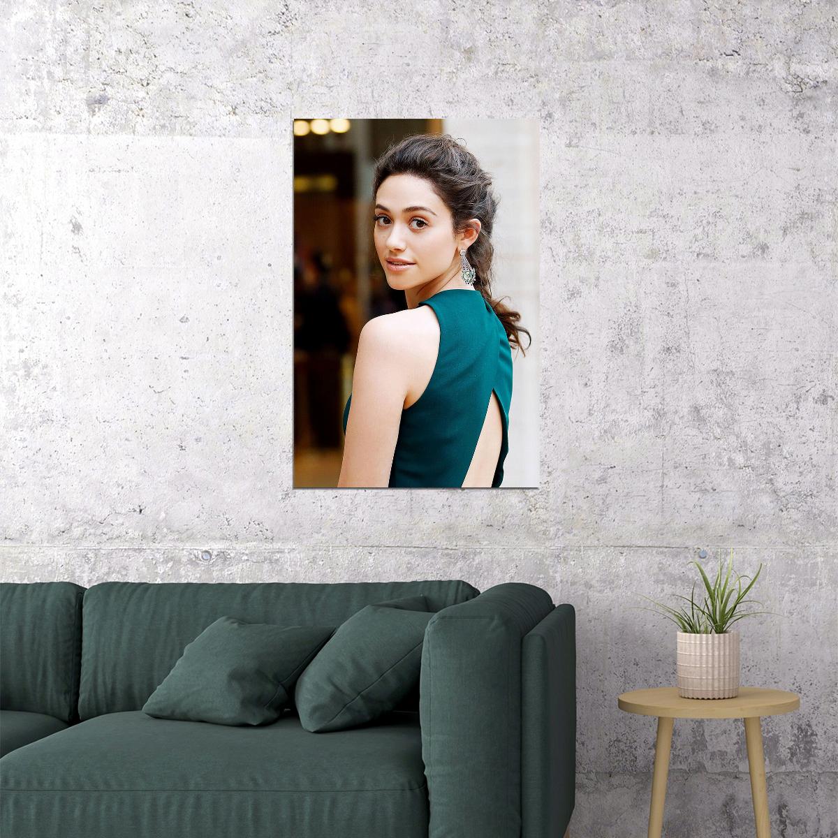 Emmy Rossum Singer And American Actor Poster Wall Art Print Home Wall Decor - xonomax