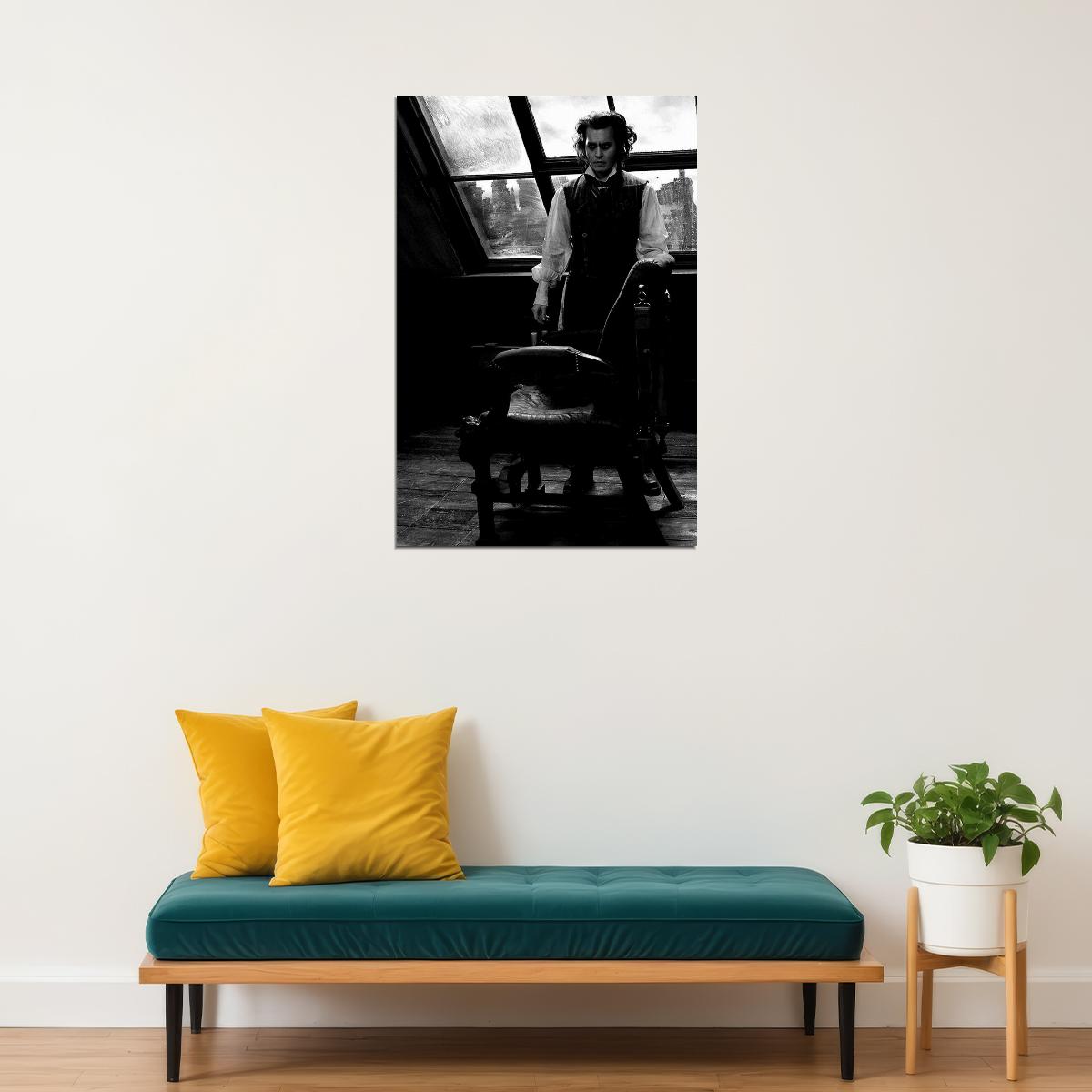 Sweeney Todd Mrs Lovett Judge Turpin Drama Horror Poster Wall Art Print Home Wall Decor - xonomax