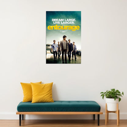 Entourage Comedy Drama Adventure Poster Wall Art Print Home Wall Decor - xonomax