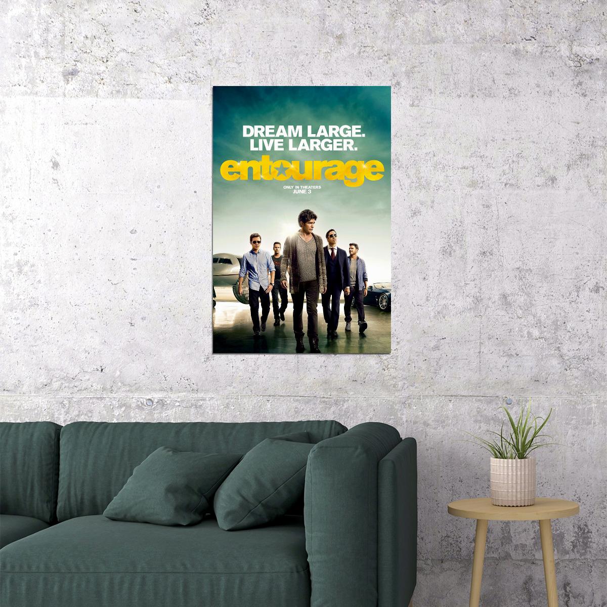 Entourage Comedy Drama Adventure Poster Wall Art Print Home Wall Decor - xonomax