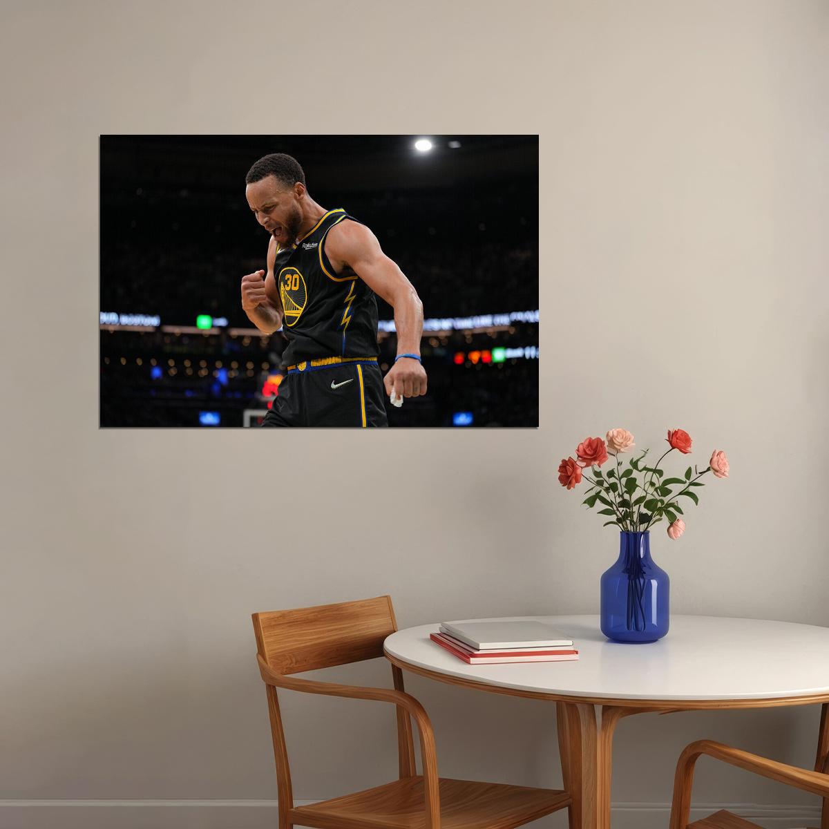 Golden State Playoff Finals Curry Fans Sports Poster Wall Art Print Home Wall Decor - xonomax
