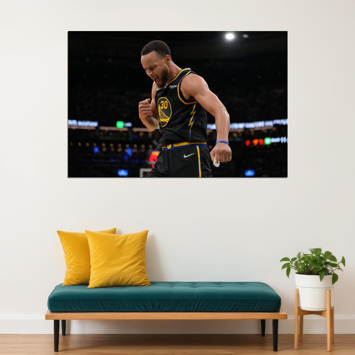 Golden State Playoff Finals Curry Fans Sports Poster Wall Art Print Home Wall Decor - xonomax