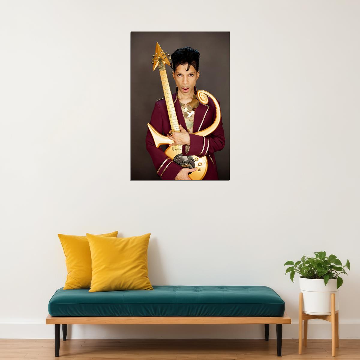 Prince Music Star Songwriter Singer Poster Wall Art Print Home Wall Decor - xonomax