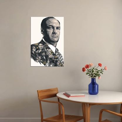 Sopranos Movie Tv Show Crime Drama Poster Wall Art Print Home Wall Decor - xonomax