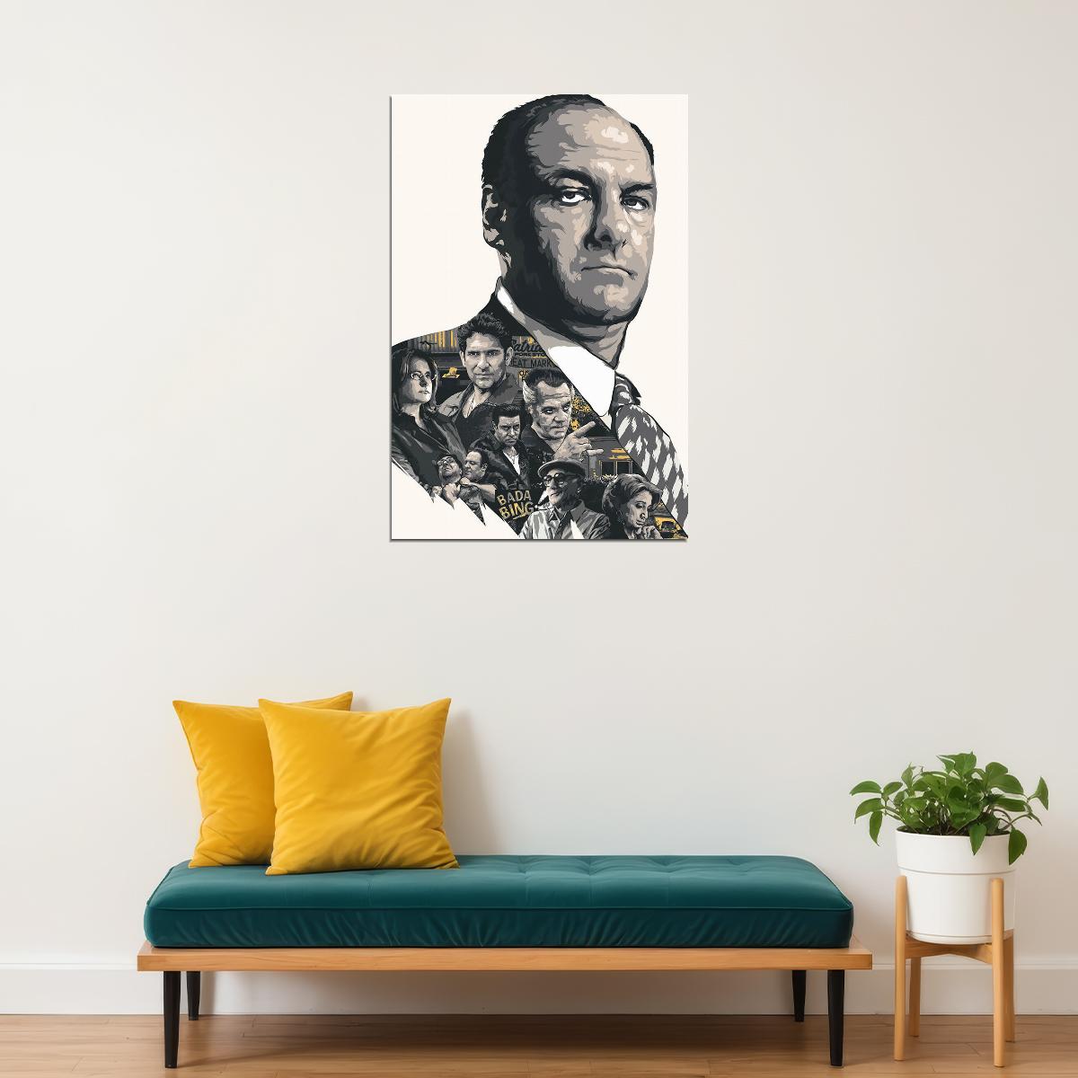 Sopranos Movie Tv Show Crime Drama Poster Wall Art Print Home Wall Decor - xonomax