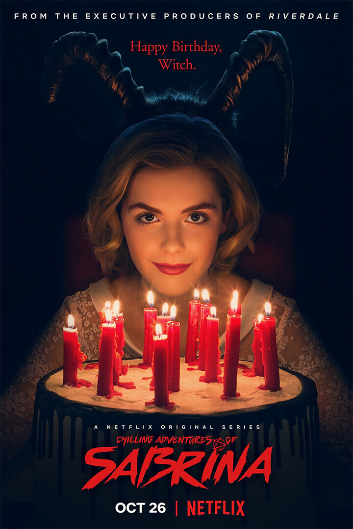 Chilling Adventures Of Sabrina Movie Teenage Witch Poster Wall Art Print Home Wall Decor