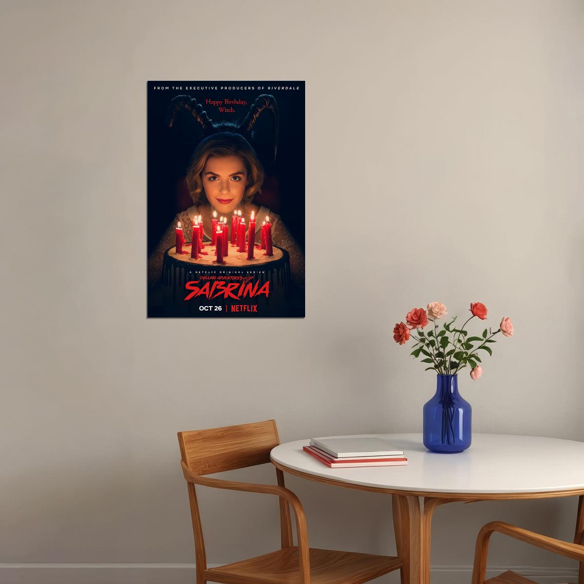 Chilling Adventures Of Sabrina Movie Teenage Witch Poster Wall Art Print Home Wall Decor