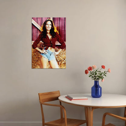The Dukes Of Hazzard Daisy Duke Pin Up Photo Comedy Poster Wall Art Print Home Wall Decor - xonomax