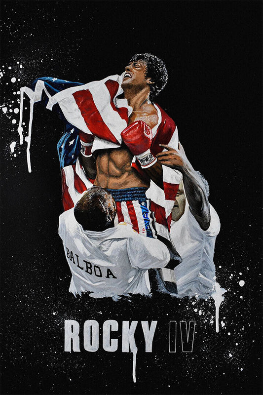 Rocky Balboa Color Movie Drama Sport Adventure Poster Wall Art Print Home Wall Decor