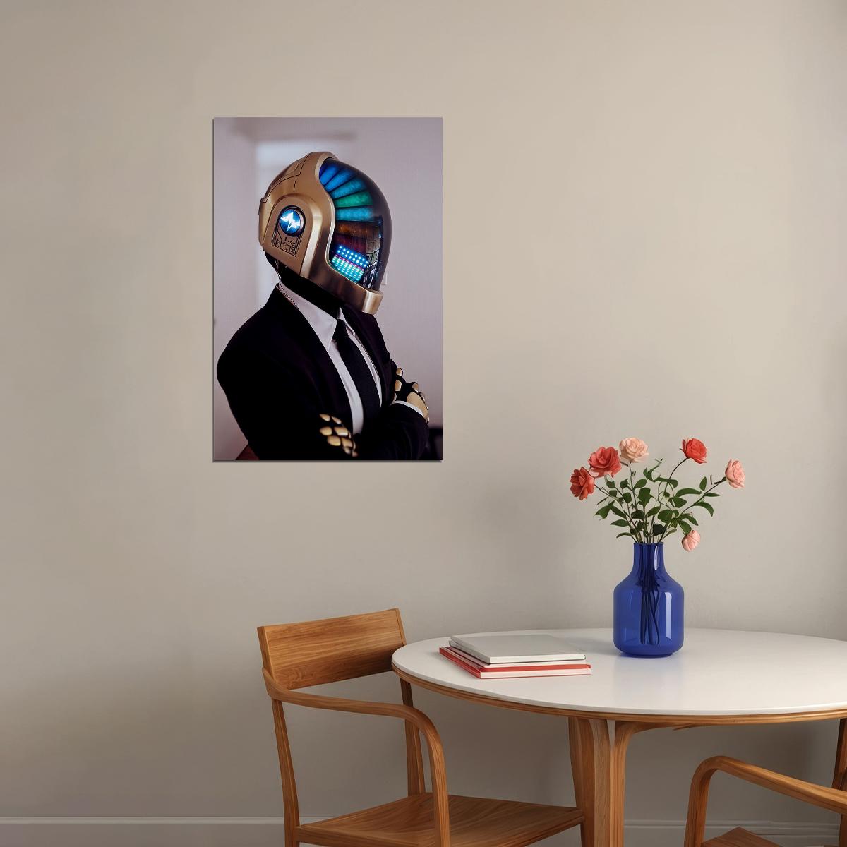 Daft Punk Rap Music Album Star Electronic Music Printing Poster Wall Art Print Home Wall Decor - xonomax