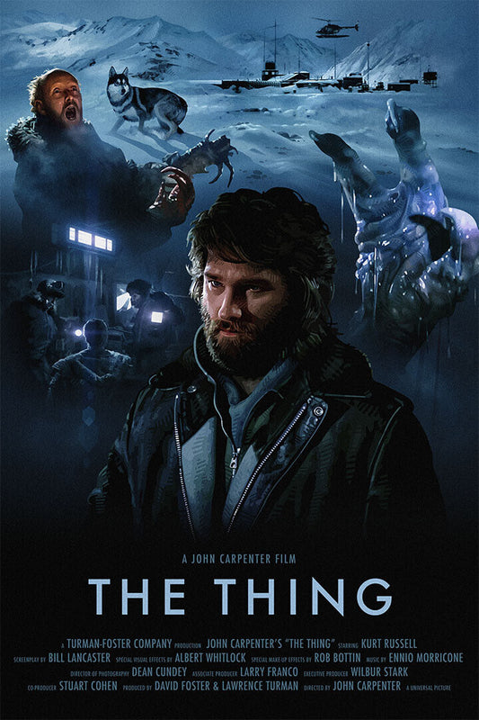 The Thing 1982 Classic Movie John Carpenter Action Poster Wall Art Print Home Wall Decor - xonomax