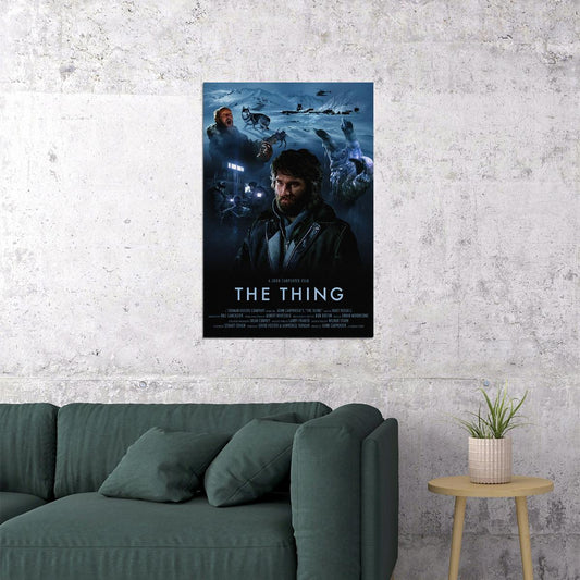 The Thing 1982 Classic Movie John Carpenter Action Poster Wall Art Print Home Wall Decor - xonomax