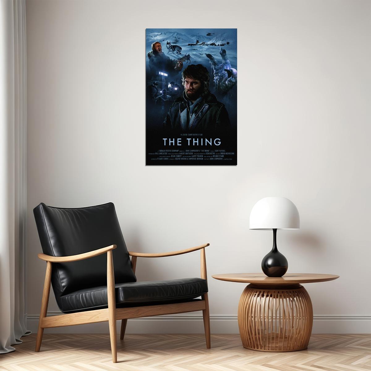 The Thing 1982 Classic Movie John Carpenter Action Poster Wall Art Print Home Wall Decor - xonomax