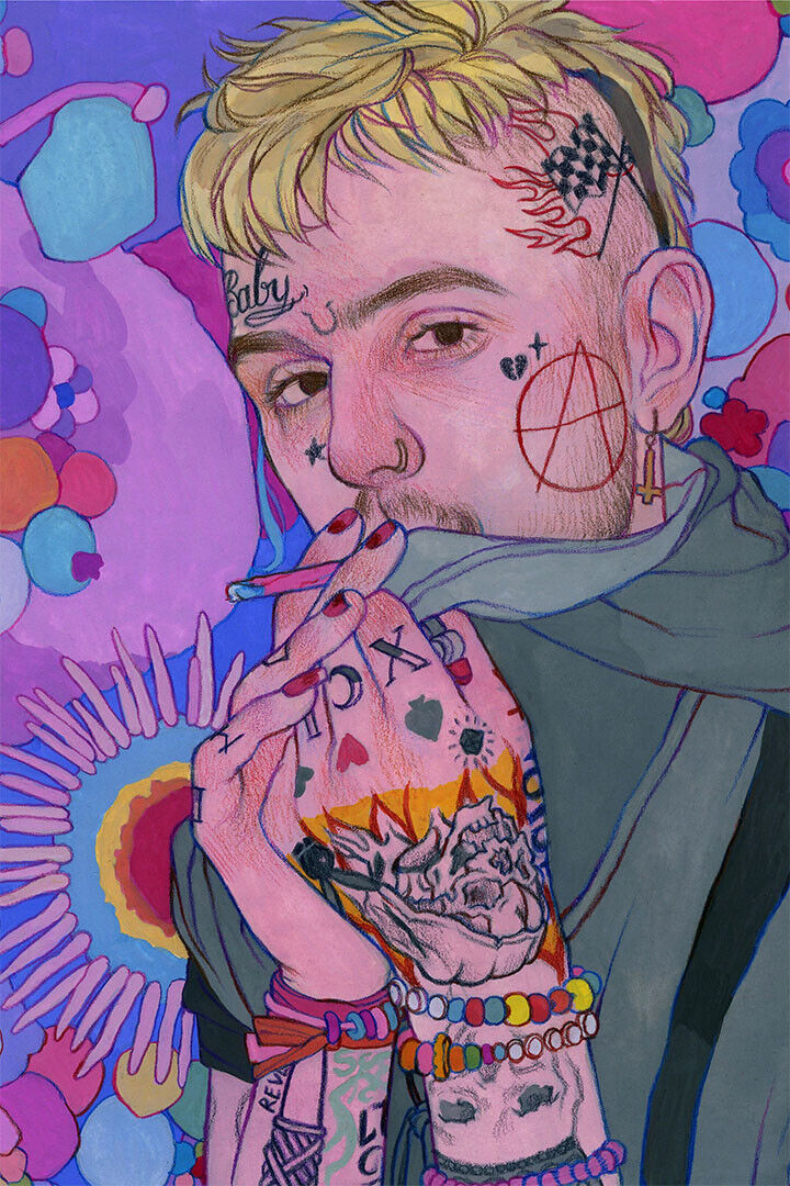 Lil Peep Music Songwriter Singer Musician Poster Wall Art Print Home Wall Decor - xonomax