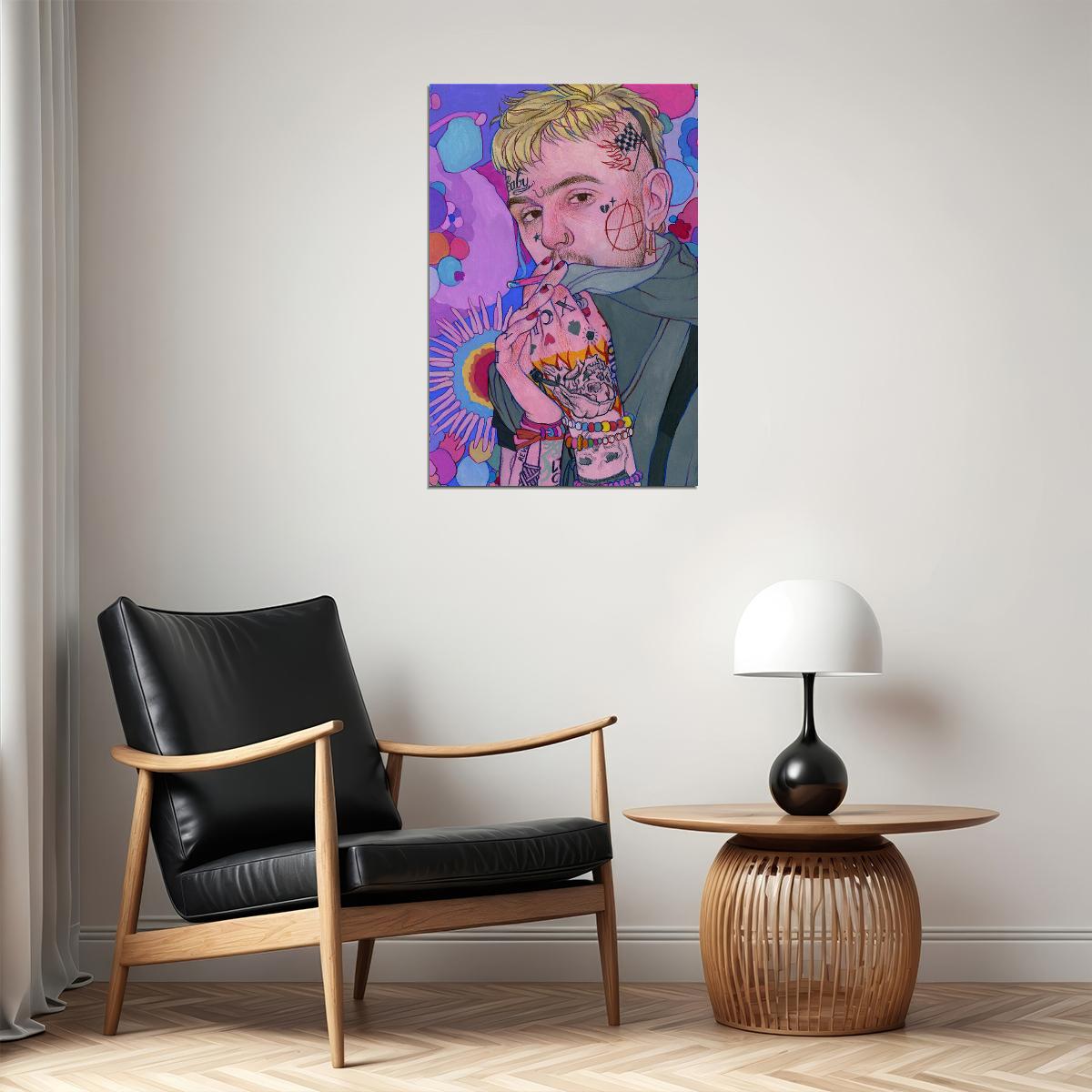 Lil Peep Music Songwriter Singer Musician Poster Wall Art Print Home Wall Decor - xonomax