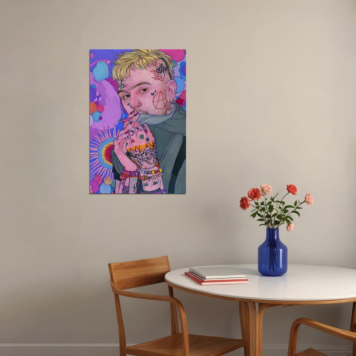 Lil Peep Music Songwriter Singer Musician Poster Wall Art Print Home Wall Decor - xonomax