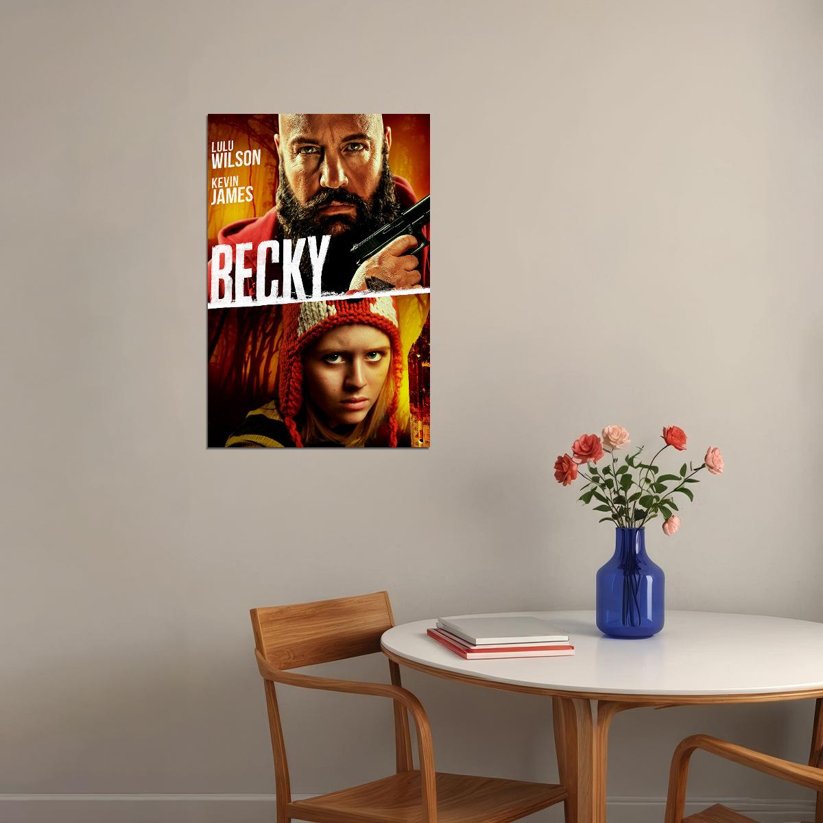 Becky 2020 Movie Horror Action Poster Wall Art Print Home Wall Decor - xonomax