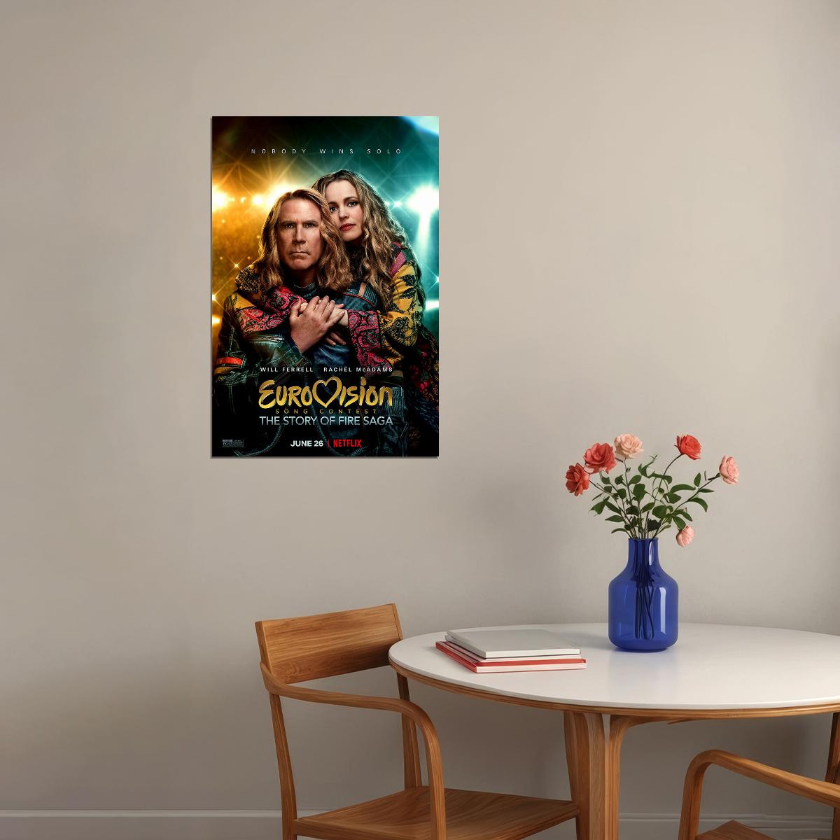 Eurovision Song Contest Movie 2020 Poster Wall Art Print Home Wall Decor - xonomax