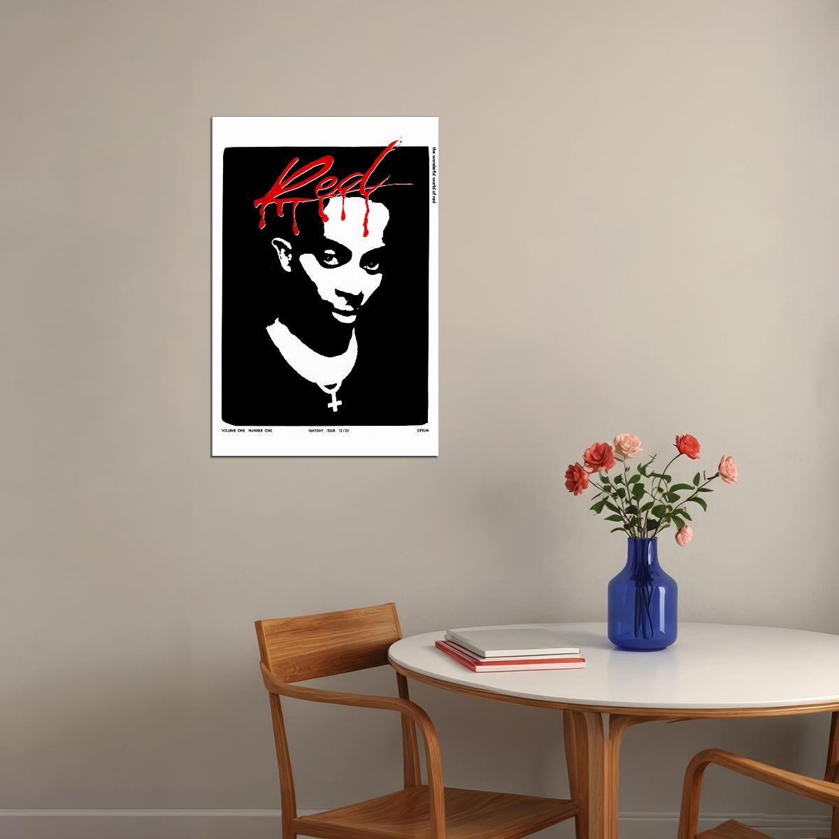Playboi Carti Whole Lotta Red Music Mixtape Poster Wall Art Print Home Wall Decor - xonomax