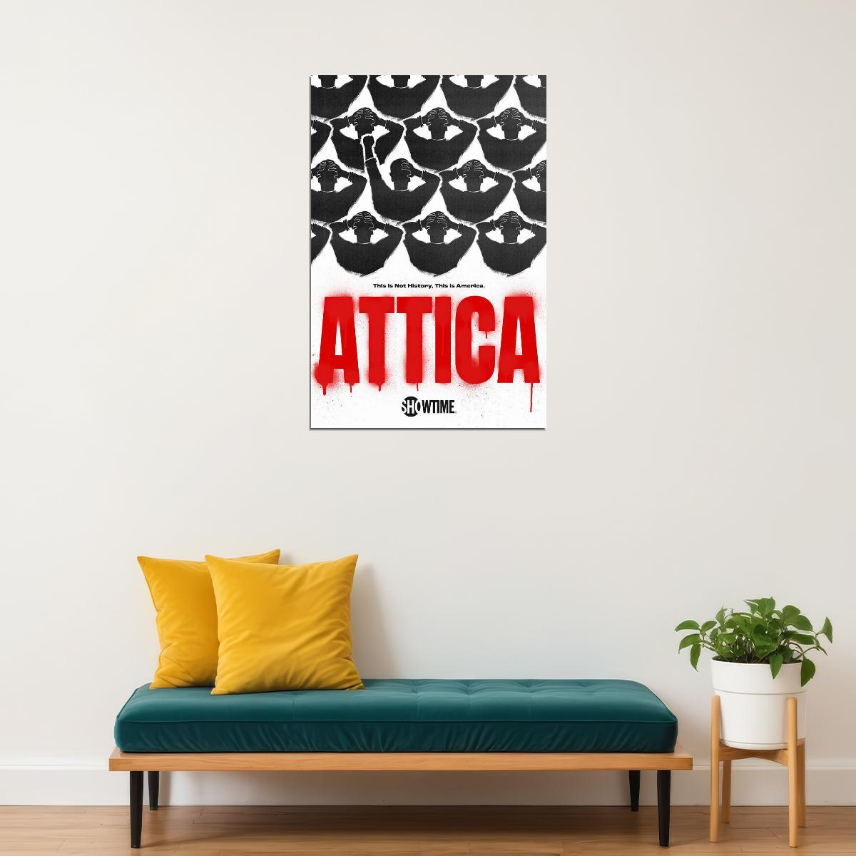 Attica 2021 Movie Documentary Drama Poster Wall Art Print Home Wall Decor - xonomax