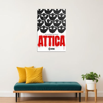 Attica 2021 Movie Documentary Drama Poster Wall Art Print Home Wall Decor - xonomax