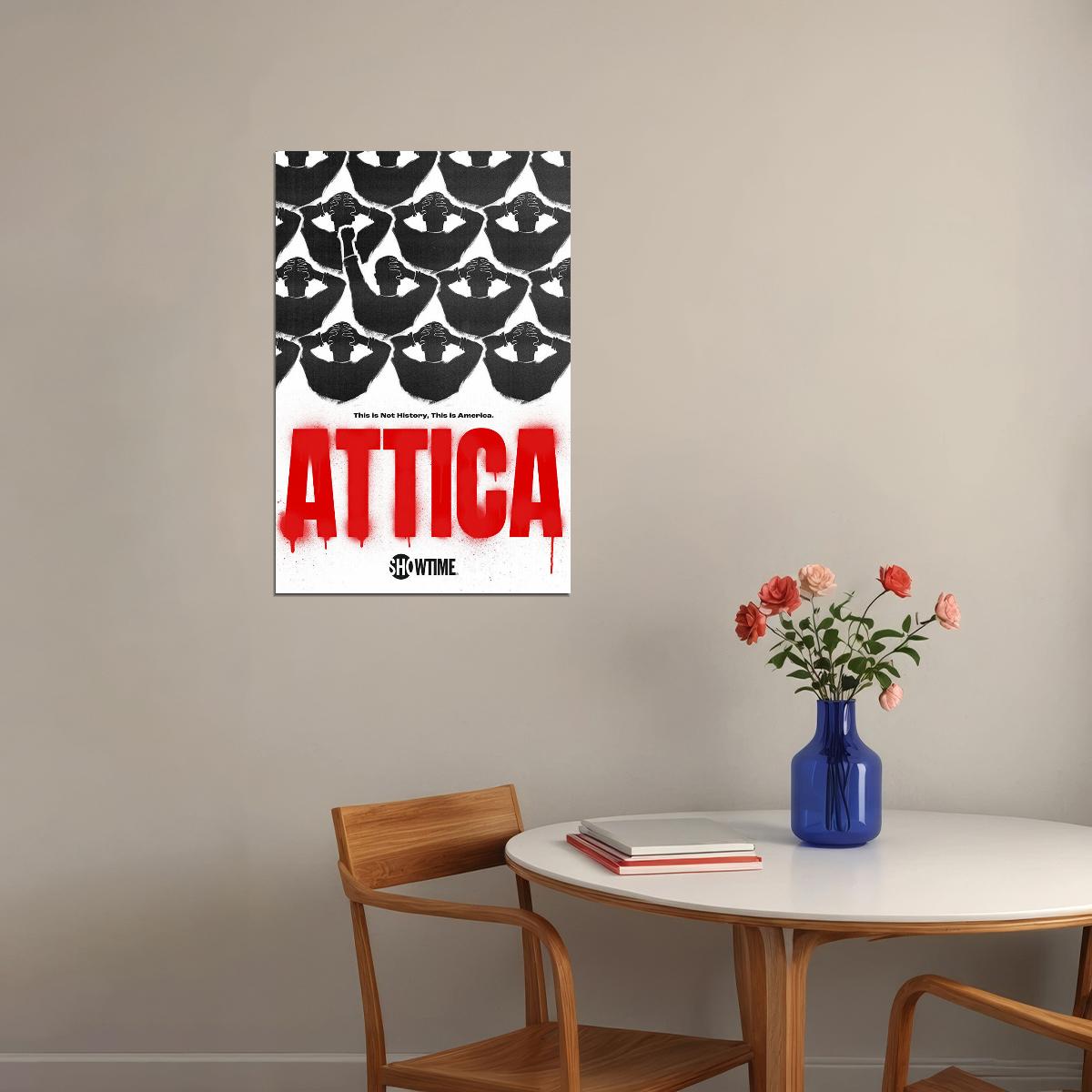 Attica 2021 Movie Documentary Drama Poster Wall Art Print Home Wall Decor - xonomax