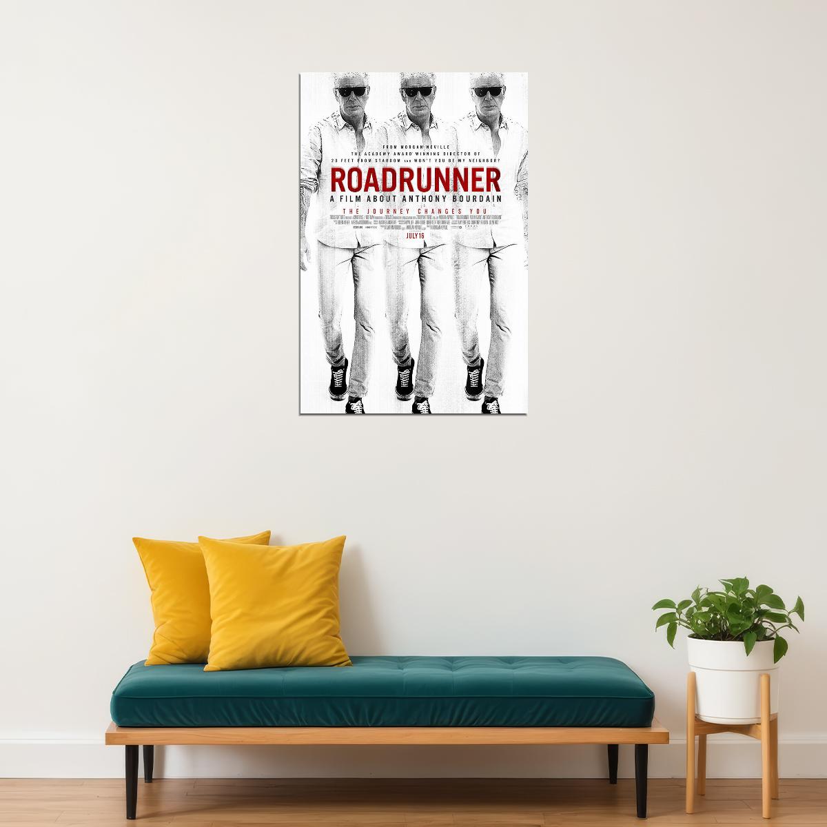 Roadrunner: A Film About Anthony Bourdain Documentary Poster Wall Art Print Home Wall Decor