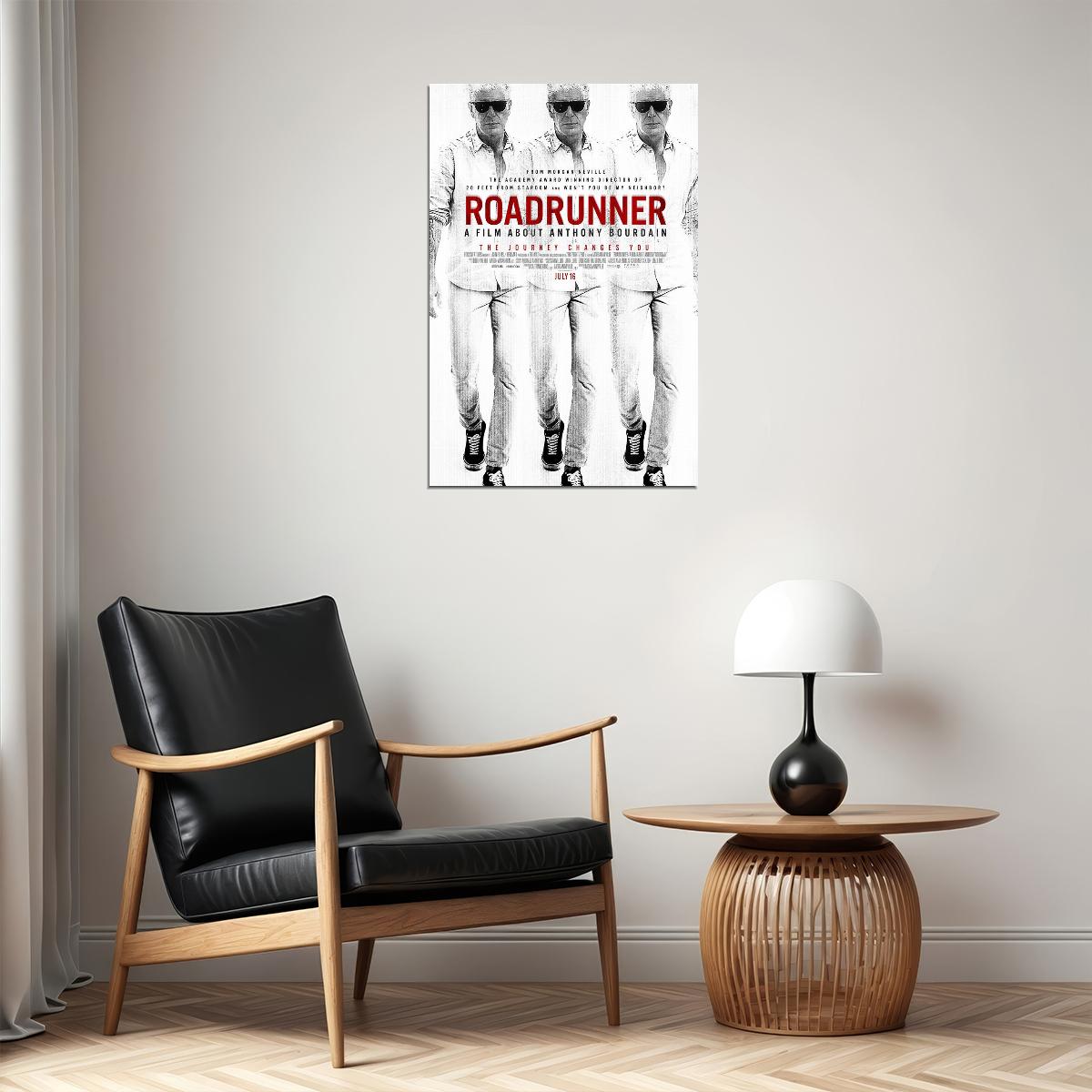 Roadrunner: A Film About Anthony Bourdain Documentary Poster Wall Art Print Home Wall Decor