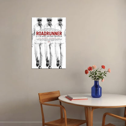 Roadrunner: A Film About Anthony Bourdain Documentary Poster Wall Art Print Home Wall Decor