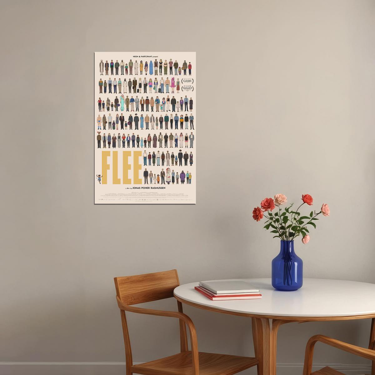 Flee Animation Documentary Biography Mystery Poster Wall Art Print Home Wall Decor - xonomax