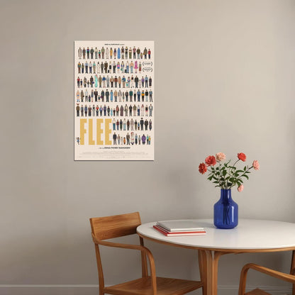 Flee Animation Documentary Biography Mystery Poster Wall Art Print Home Wall Decor - xonomax