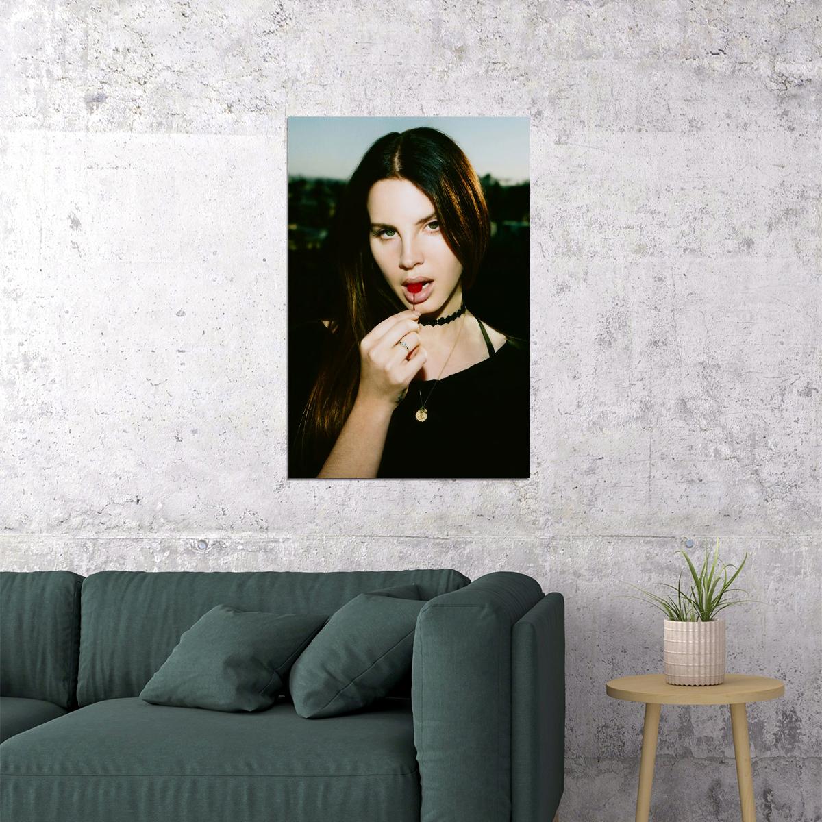 Lana Del Rey Summer Bummer Artist Girl Poster Wall Art Print Home Wall Decor - xonomax