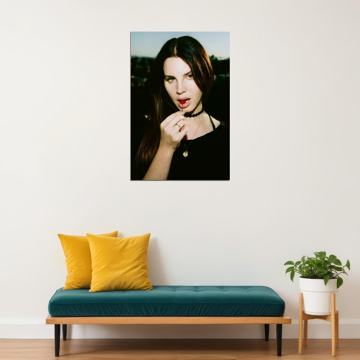 Lana Del Rey Summer Bummer Artist Girl Poster Wall Art Print Home Wall Decor - xonomax